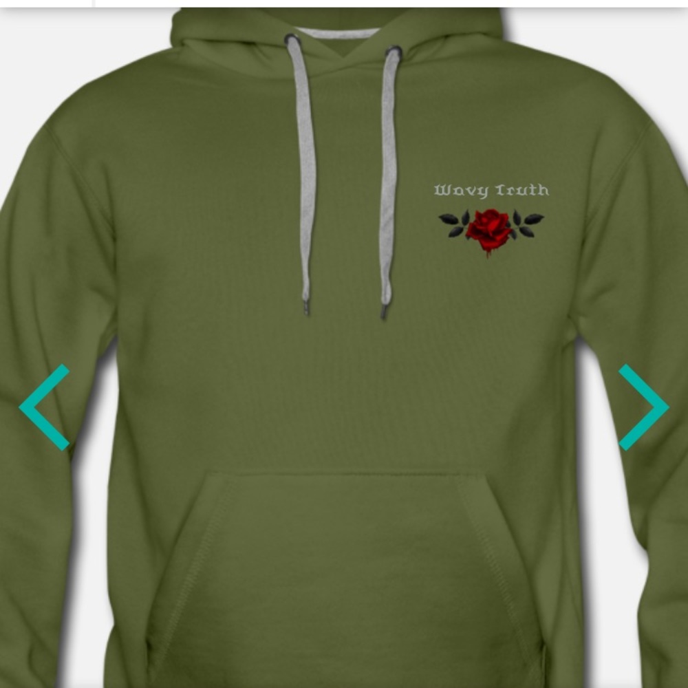Green hoodie